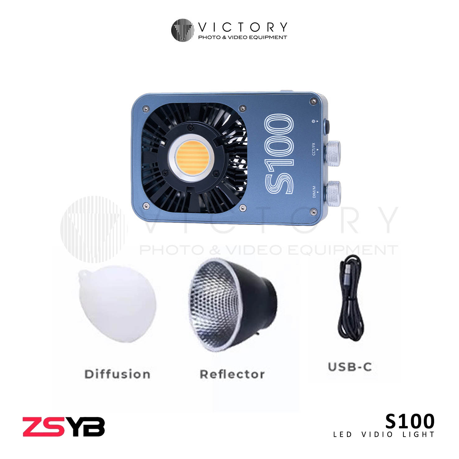 ZSYB S100-Gray dan adapter power