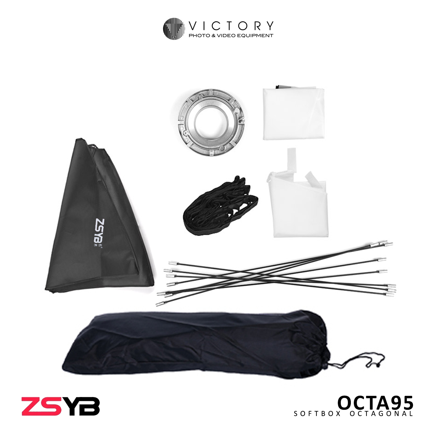 ZSYB Softbox Octa 95cm.-2E