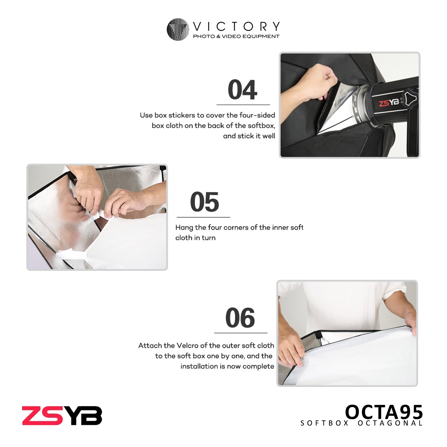 ZSYB Softbox Octa 95cm.-2G