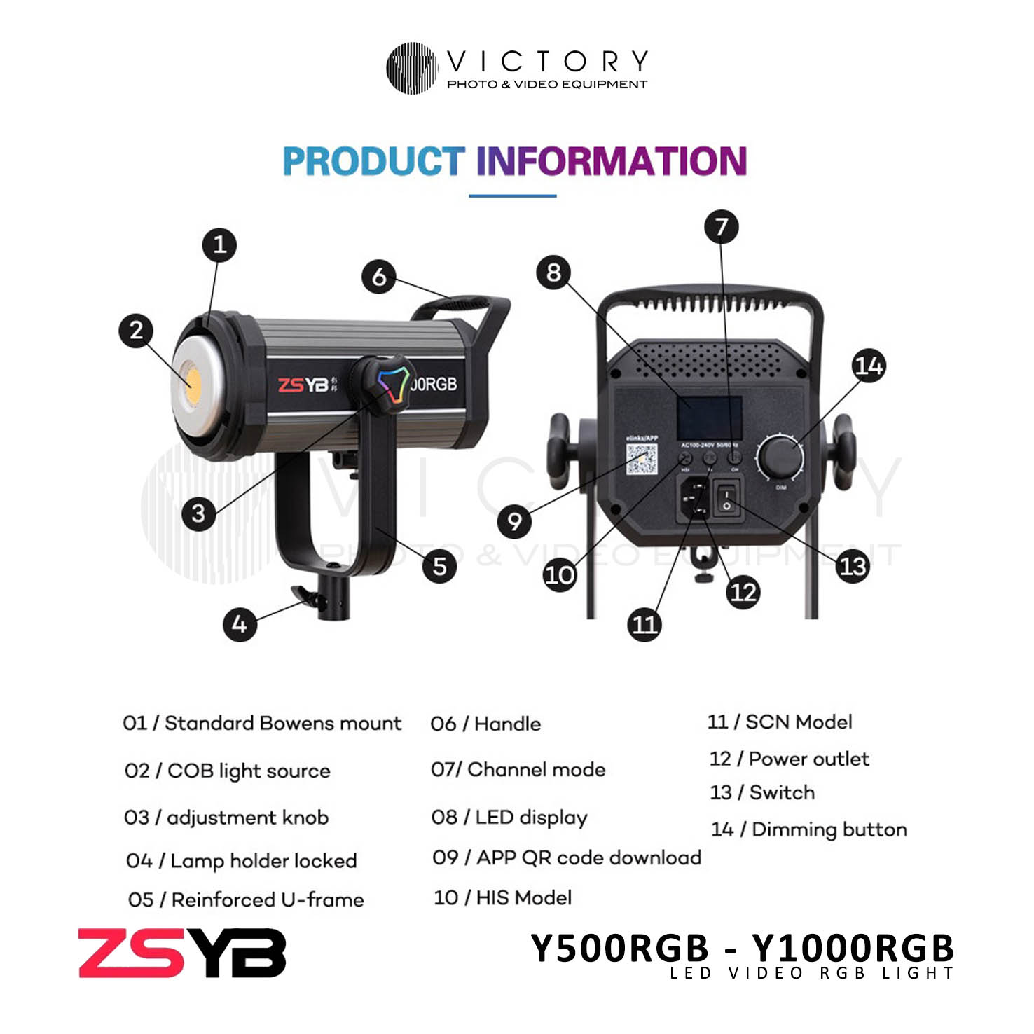 ZSYB Y500RGB-1C