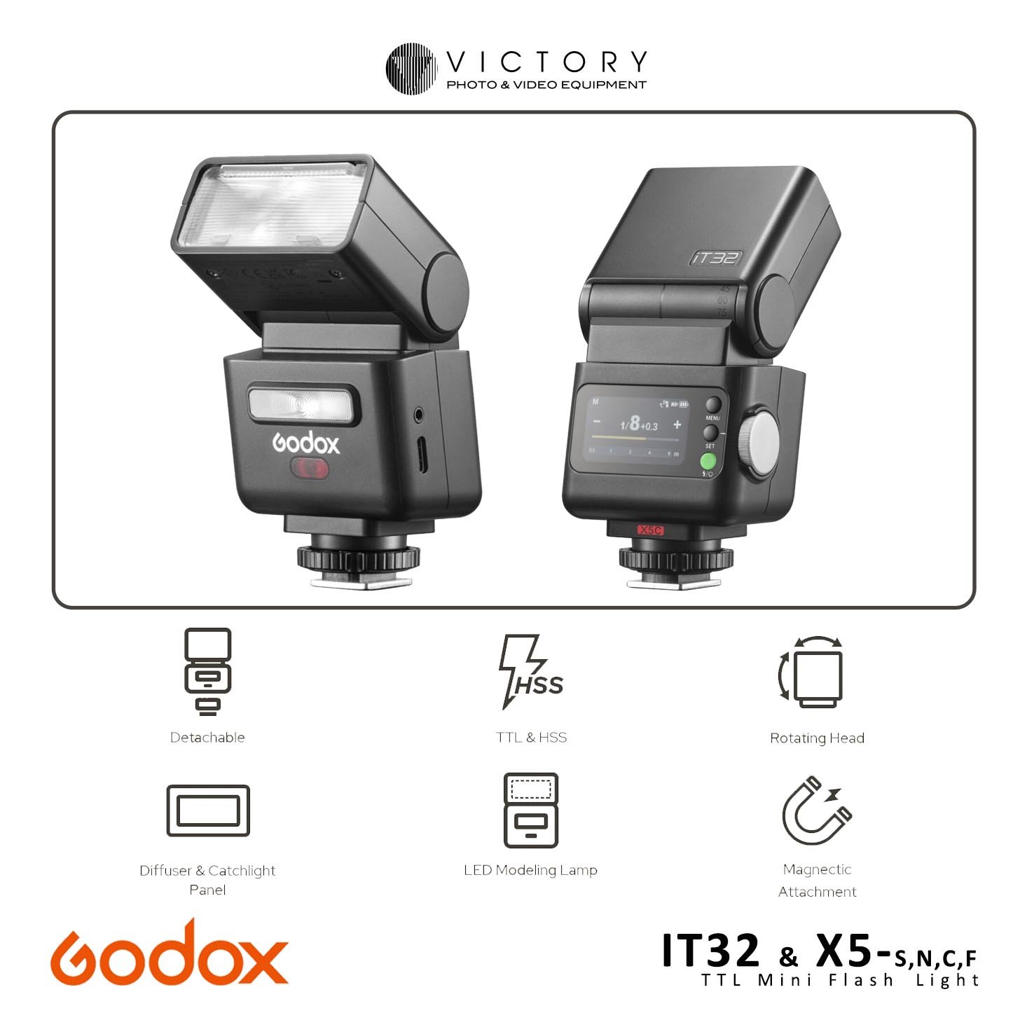 Godox IT32 & X5-3
